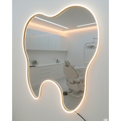 Espejo Muela Led Neón 50x57cm